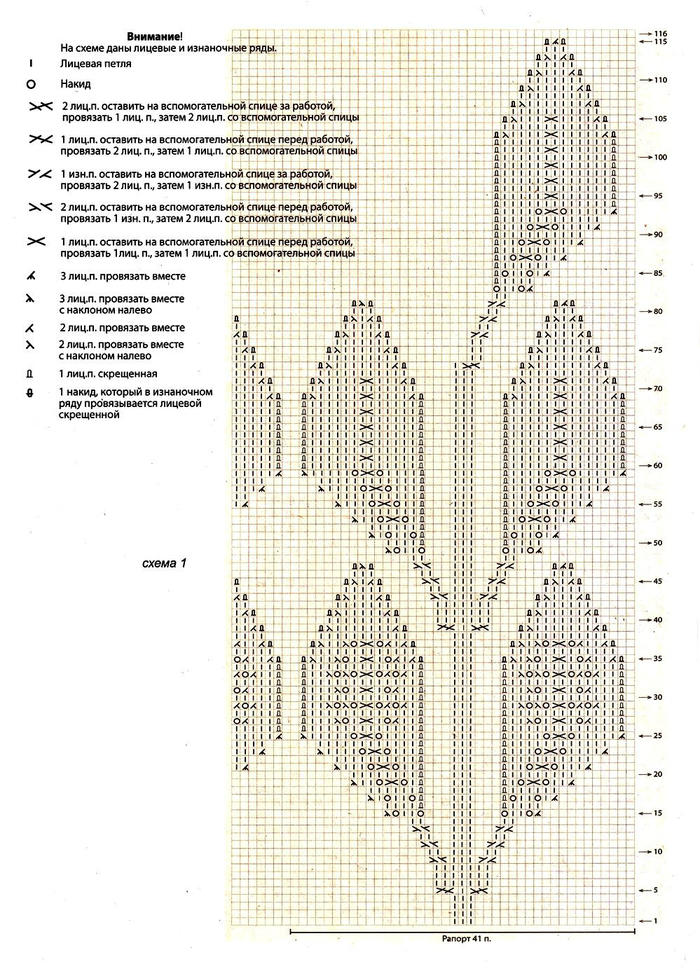 Knitting Flower Pattern