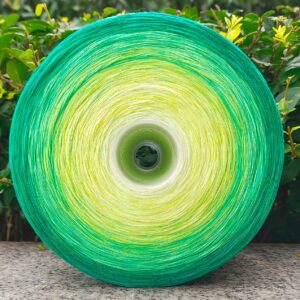 8-ply gradient 100% cotton yarn hand-crocheted gorgeous blanket shawl material