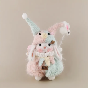 Sweet Rabbit Doll Bag Hanger, Schoolbag Ornament, Car Keychain, DIY Handmade Gift