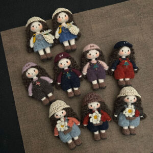 Handmade Crochet Girl Doll