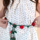 Sweet Rose Handmade Crochet Neck Scarf4